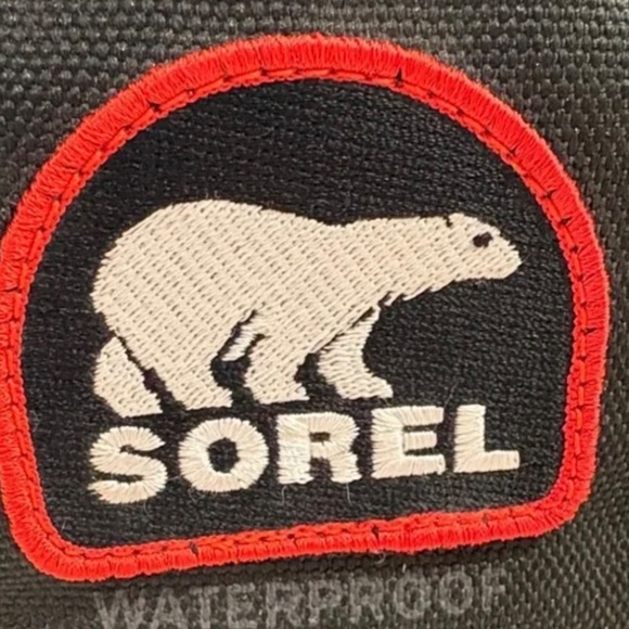 Sorel Black Insulated Snow Boots youth size 3 - Picture 6 of 6